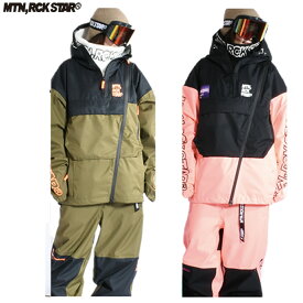 「全品2-15倍 16日08時迄」【即納】25-26 MOUNTAIN ROCK STAR ジャケット パンツ 2点セット: 正規品/ユニセックス/スノーボードウエア/マウンテンロックスター/snow
