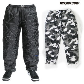 「全品5-15倍 11日14時-16日08時迄」26-27 MOUNTAIN ROCK STAR パンツ PAINTER PANTS QUILT: 正規品/ユニセックス/スノーボードウエア/マウンテンロックスター