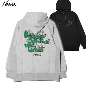 25FW NANGA パーカー ECO HYBRID SWEAT HOODIE/BOU2 N2530-1Q070Z： 正規品/ナンガ/メンズ/OUTDOOR