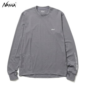 「全品5-15倍 21日08時迄」【ゆうパケット】26SS NANGA ラッシュガードTシャツ AirFlex L/S RASH GUARD N2500-1L519A： 正規品/ナンガ/メンズ/OUTDOOR
