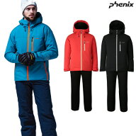 「全品5-15倍 13日08時迄」25-26 PHENIX スキーウェア 上下セット PSM252P41 Solid-colored Two-piece: …