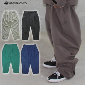 23-24 REPUBLIC&CO パンツ WIDE EASY PANTS: 正規品/メンズ/スノーボードウエア/リパブリック/snow