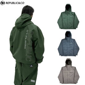 【予約商品】24-25 REPUBLIC&CO ジャケット PARKLIVE JACKET: 正規品/メンズ/スノーボードウエア/リパブリック/snow