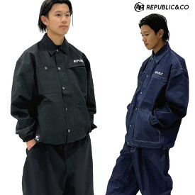 【予約商品】24-25 REPUBLIC&CO ジャケット HUNTAING COAT JACKET: 正規品/メンズ/スノーボードウエア/リパブリック/snow