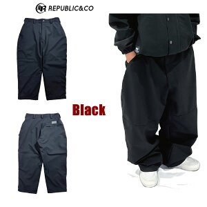 24-25 REPUBLIC&CO pc DOUBLE KNEE PANTS: Ki/Y/Xm[{[hEGA/pubN/snow