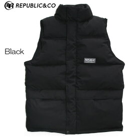 25-26 REPUBLIC&CO ジャケット DWYCK VEST: 正規品/メンズ/スノーボードウエア/リパブリック/snow