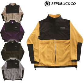 22-23 REPUBLIC&CO ジャケット R.P.M.CREW FLEECE JACKET: 正規品/メンズ/スノーボードウエア/リパブリック/snow