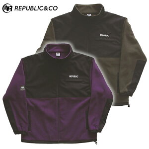 uSi5-15{ 11608v22-23 REPUBLIC&CO WPbg R.P.M.CREW FLEECE JACKET: Ki/Y/Xm[{[hEGA/pubN/snow