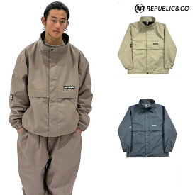 「全品10−15倍 16日08時迄」24-25 REPUBLIC&CO ジャケット HYPE SWING TOP JACKET: 正規品/メンズ/スノーボードウエア/リパブリック/snow