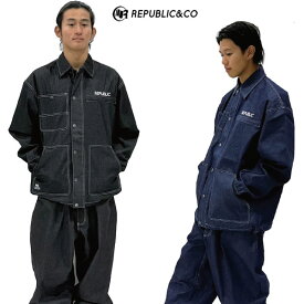 「全品10−15倍 16日08時迄」24-25 REPUBLIC&CO ジャケット HUNTAING COAT JACKET: 正規品/メンズ/スノーボードウエア/リパブリック/snow