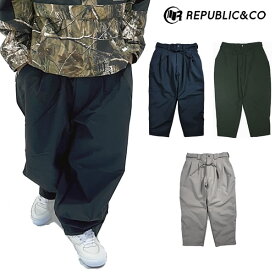 25-26 REPUBLIC&CO パンツ WIDE EAZY PANTS: 正規品/メンズ/スノーボードウエア/リパブリック/snow