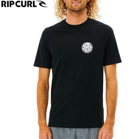【ゆうパケット】24SS RIP CURL ラッシュガードTシャツ ICONS OF SURF 12FMRV: 正規品/メンズ/リップカール/半袖/surf