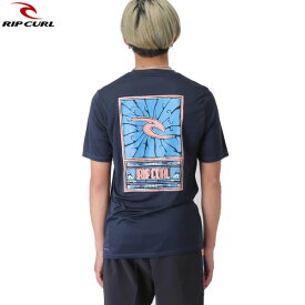 「全品5-10倍 6月3日08時迄」【ゆうパケット】23SS RIP CURL ラッシュガードTシャツ SOUL ARCH S/S 138mrv: 正規品/メンズ/リップカール/半袖/surf