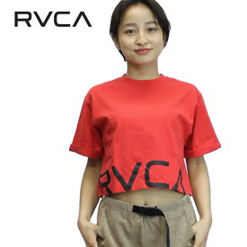 【ゆうパケット】19SP レディース RVCA Tシャツ CRPD RVCA SS aj043-201 red 国内正規品/ルーカ/ ロンT/aj043201/半袖/cat-fs