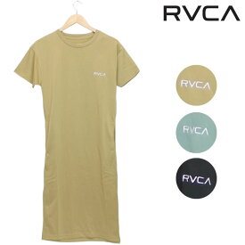 【ゆうパケット】21SS レディース RVCA Tシャツ ドレス RVCA OP DRESS BB043-390: 正規品/ルーカ/BB043390/半袖/cat-fs