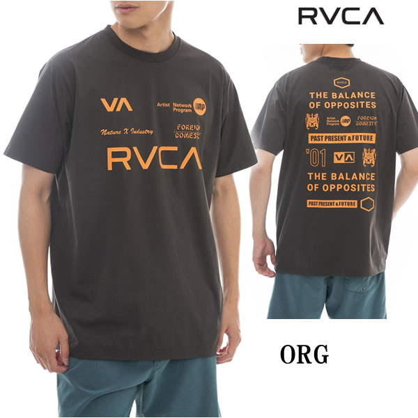 ギフト23SS RVCA ラッシュガードTシャツ SS メンズ BD041853 surf BD041-853: 国内正規品 ルーカ 半袖 ALL  BRAND マリンスポーツ
