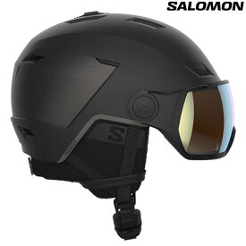 「全品5-10倍 26日08時迄」23-24 SALOMON ヘルメット PIONEER LT VISOR PHOTO SIGMA: 正規品/サロモン/メンズ/スキー/スノーボード/snow【RSL】