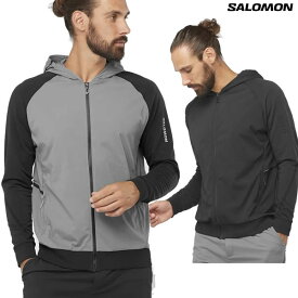 「全品5-15倍 21日08時迄」23SS SALOMON スウェットシャツ RUNLIFE HOODIE LC2027200: 正規品/サロモン/メンズ/アウトドア/outdoor