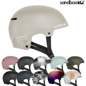 「全品5-10倍 31日08時迄」23SS SANDBOX ヘルメット ICON LOW RIDER: 正規品/サンドボックス/メンズ/スノーボード/スキー/スノボ/snow