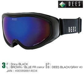 「全品5-10倍 12日13時-16日08時迄」23-24 DEES ゴーグル WISE dbg-146: 正規品/メンズ/スノーボード/スキー/スプーン/ディーズ/snow