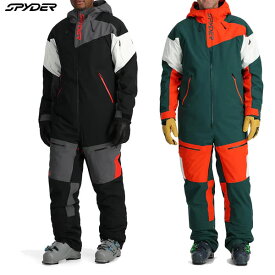 「全品5-15倍 11日08時迄」23-24 SPYDER スノースーツ UTILITY SNOWSUIT 38SA915302: 正規品/スパイダー/メンズ/スキーウエア/ワンピース