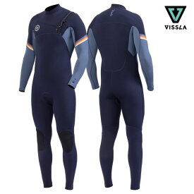 「全品5-15倍 11日14時-16日08時迄」25SS VISSLA フルスーツ 7 SEAS RADITUDE 3-2 FULL CHEST ZIP MW3217RF: 正規品/メンズ/ビスラ/ウェットスーツ/surf