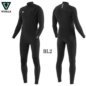 「全品5-15倍 11日14時-16日08時迄」Mサイズのみ 25SS VISSLA フルスーツ THE SEVEN SEAS COMP 3-2 FULL CHEST ZIP MW32Q7CC2: 正規品/メンズ/ビスラ/ウェットスーツ/surf