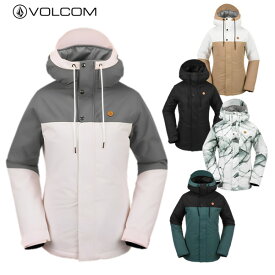 「全品5-10倍 22日08時迄」23-24 レディース VOLCOM ジャケット BOLT INS JACKET H0452413: 正規品/ボルコム/スノーボードウエア/スノボ/snow