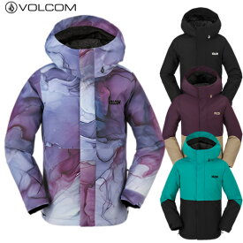 「全品10-16倍 11日02時迄」23-24 子供用 VOLCOM ガールズ SASS'N'FRAS INS JACKET N0452402: 正規品/ジュニア/キッズ/ボルコム/スノーボードウエア/スノボ/snow