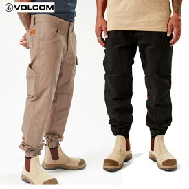 22FW VOLCOM ワークパンツ WORKWEAR CALIPER CUFFED PANTS a1102003: 正規品/メンズ/チノパン/ボルコム/cat-fs