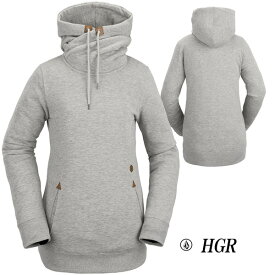 「全品5-15倍 11日08時迄」Sのみ レディース VOLCOM フードパーカー TOWER P/O FLEECE H4152304: 正規品/スノーボードウエア/ボルコム/ウェア/スノボ/snow