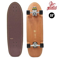 「全品2-15倍 11日02時迄」WOODY PRESS コンプリート サーフスケート WOODY 33 inch Thruster-1: 正規品/…