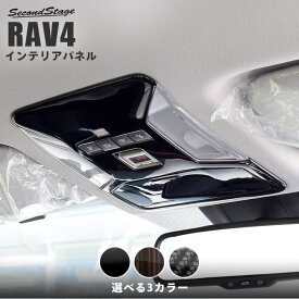 【セカンドステージ】RAV4 50系 オーバーヘッドコンソールパネル 全3色 ヘルプネットスイッチ装着車専用 SecondStageオリジナル内装パネル ルームランプカバー