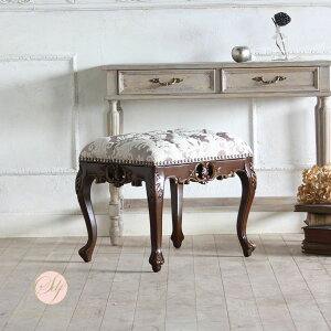 姫系 家具 スツール おしゃれ かわいい ロココ 調 アンティーク 風 猫脚 エステ サロン エレガント ゴシック ゴージャス フレンチ シャビーシック ヨーロピアン 猫足 イギリス ロマンチック