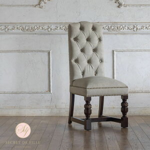 ヴィンセント ダイニング チェア アンティーク 風 家具 イギリス 英国 1人掛け 一人掛け 椅子 イス いす フレンチ ヨーロピアン おしゃれ ビンテージ ヴィンテージ クラシック クラシカル カ