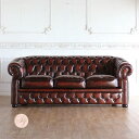 チェスターフィールド ソファ 3人 掛け 三人掛け 3人用 三人用 アンティーク 風 家具 ヴィンセント ソファ イギリス ゴシック ヨーロピアン おしゃれ ヴィンテージ 輸入家具 レトロ コンパクト | 英国 ビンテージ 椅子 高級 新品 リプロ F 200*95*80