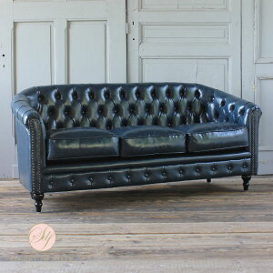 チェスターフィールド ソファ 3人 掛け 三人掛け 3人用 三人用 アンティーク風 家具 ヴィンセント クラシックソファ ゴシック ヨーロピアン おしゃれ ヴィンテージ レトロ モダン コンパクト