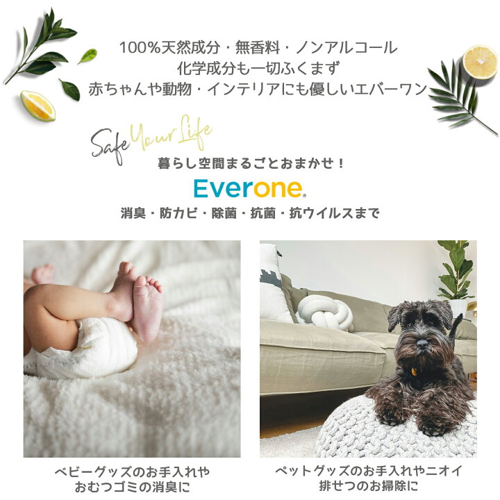 楽天市場】[ Everone ] エバーワン マルチ消臭 ・ 除菌 ・ 抗菌剤 2L 