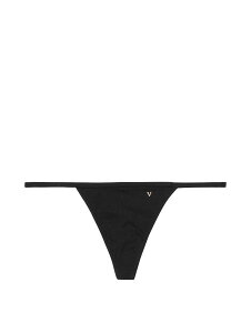 ���B�N�g���A�V�[�N���b�g Victoria's secretSTRETCH COTTONV-�X�g�����O�p���e�B�[V-string Panty�@(DL3-Black)