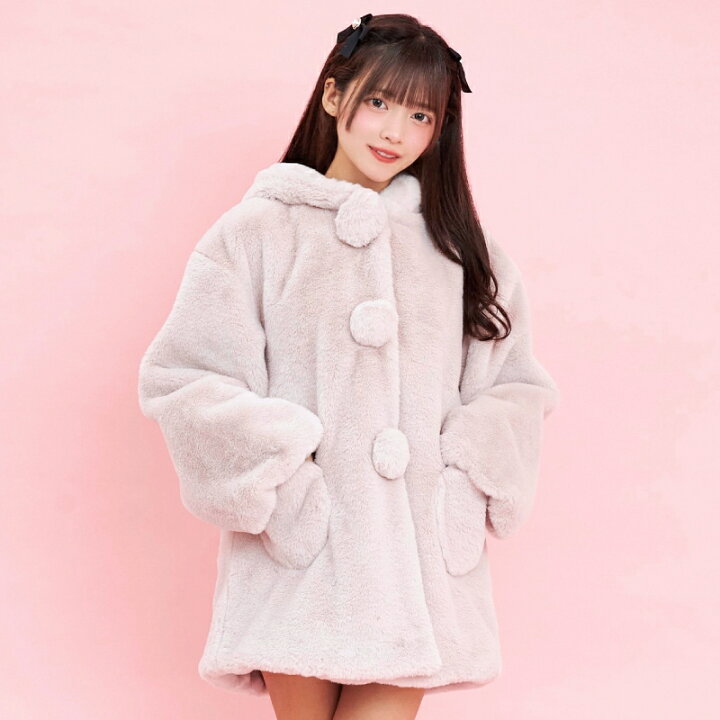 楽天市場】うさ耳ファーコート10/4 12:00 販売スタートsecrethoney 