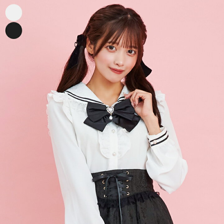 楽天市場】レースセーラー襟ブラウス8/28 12:00 販売スタート 