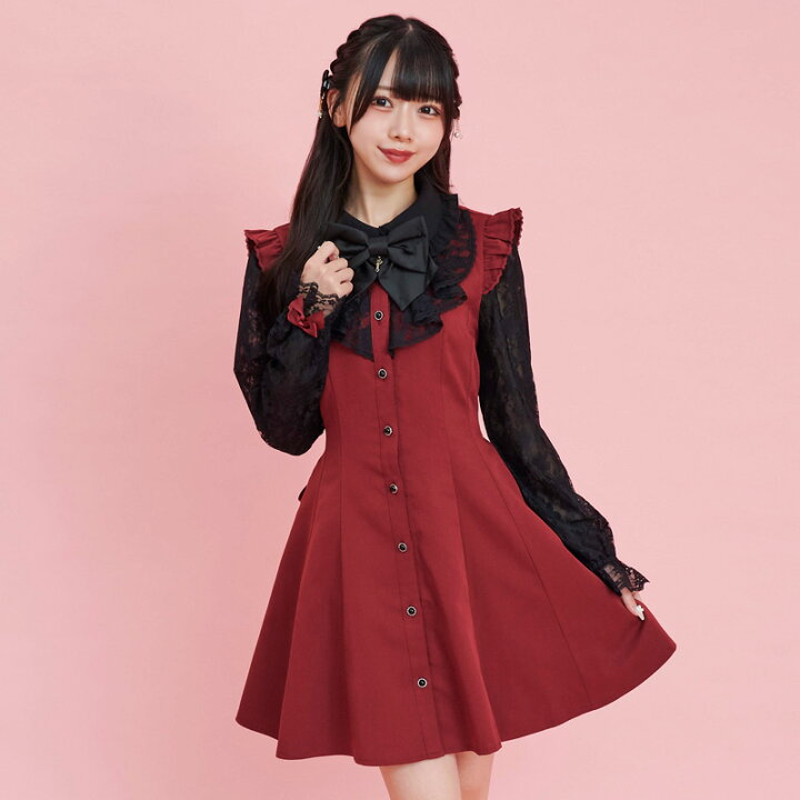 楽天市場】レースラッフルワンピース11/30 12:00 新色販売スタート 