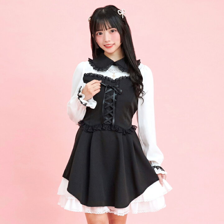 楽天市場】☆サイドアップスカートビスチェワンピース10/30 12:00 販売  