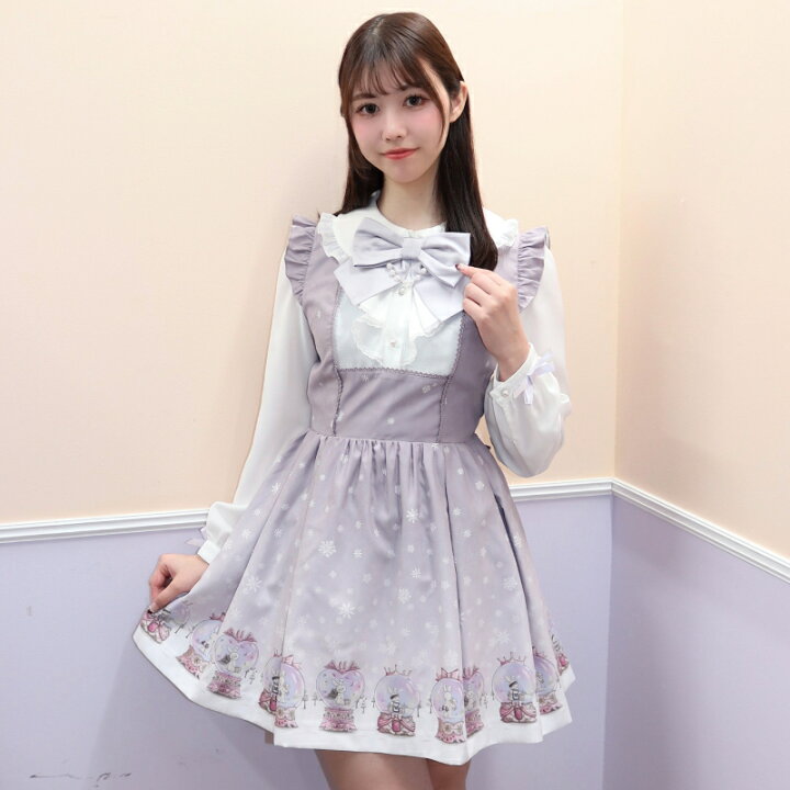 楽天市場】スノードーム柄ラッフルワンピース12/6 12:00 販売スタート  