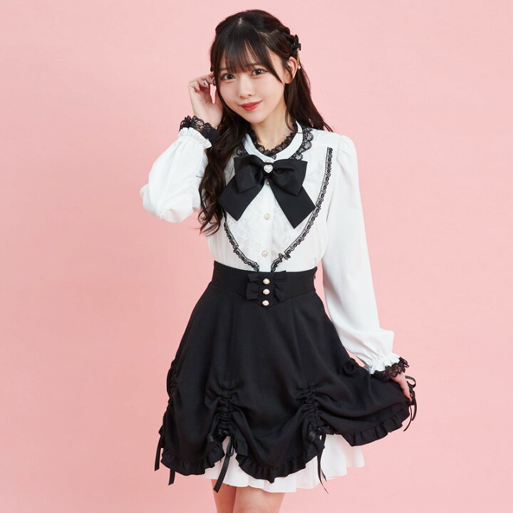 楽天市場】☆シャーリングリボンスカート3/6 12:00 販売スタート 