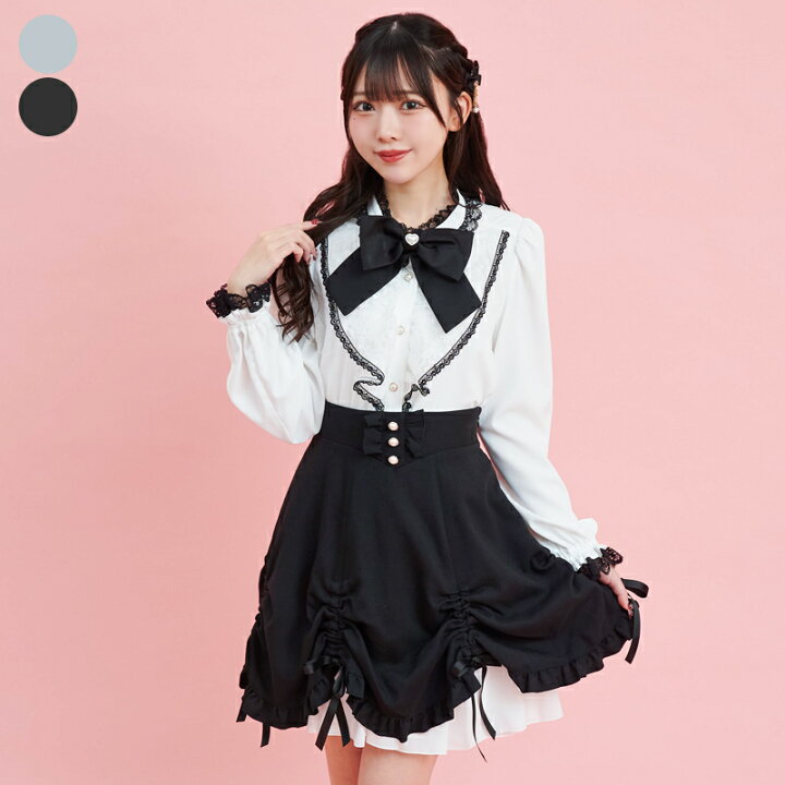 楽天市場】☆シャーリングリボンスカート3/6 12:00 販売スタート 