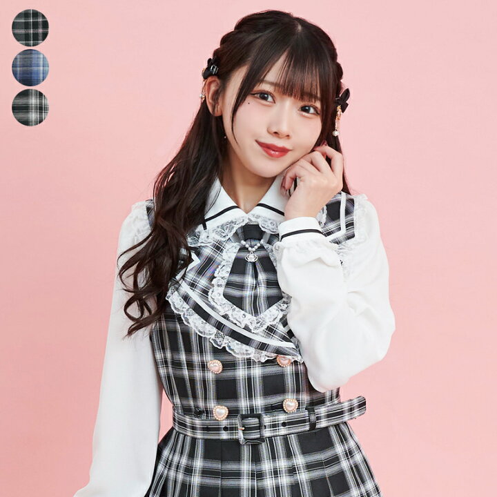 楽天市場】ネクタイ付き配色ラインブラウス3/23 12:00 販売スタート  