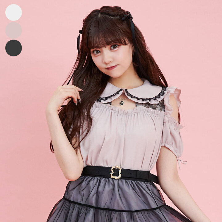 楽天市場】レースヨークオープンショルダーブラウス4/19 18:00 販売  