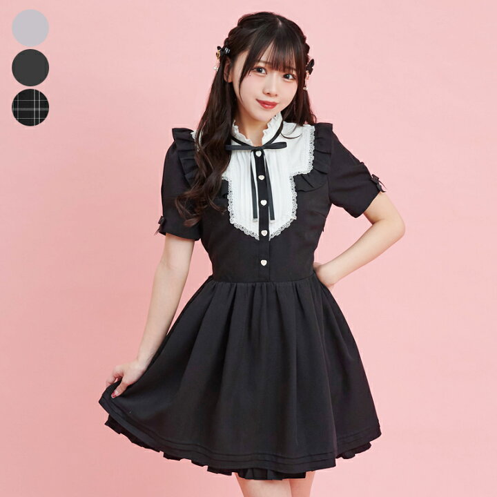 楽天市場】ヨークデザインスタンドカラーワンピース3/29 12:00 販売 