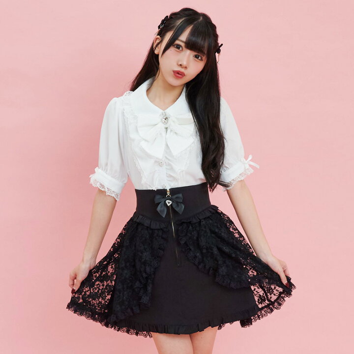 楽天市場】フィッシュテールレースオーバースカート6/12 12:00 販売  